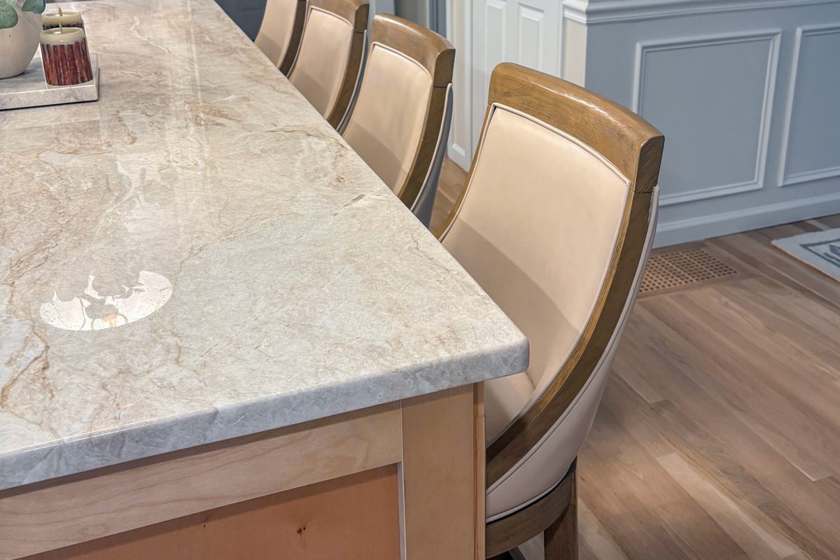 Bar Stools at a Kitchen Island