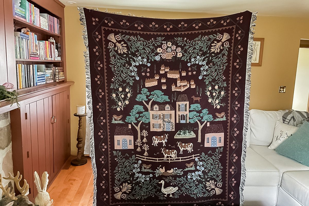 Rifle Paper Co. Woven Blanket