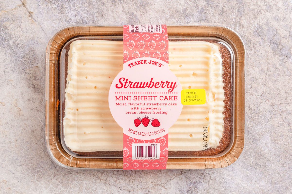 Trader Joes Summer Strawberry Sheet Cake