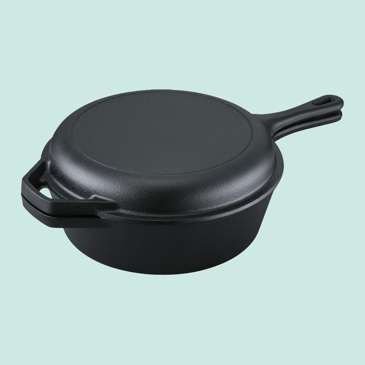 Crofton Cast Iron 2 In 1 Deep Skillet