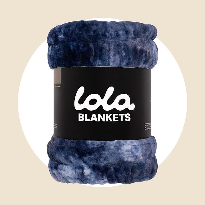 Lola Blankets - Denim Tie Dye
