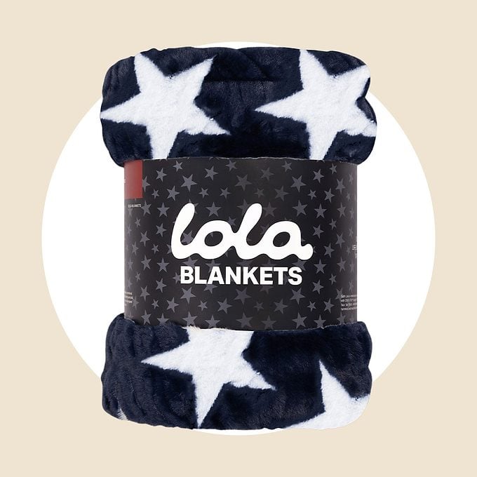Lola Blankets - Star Spangled Navy