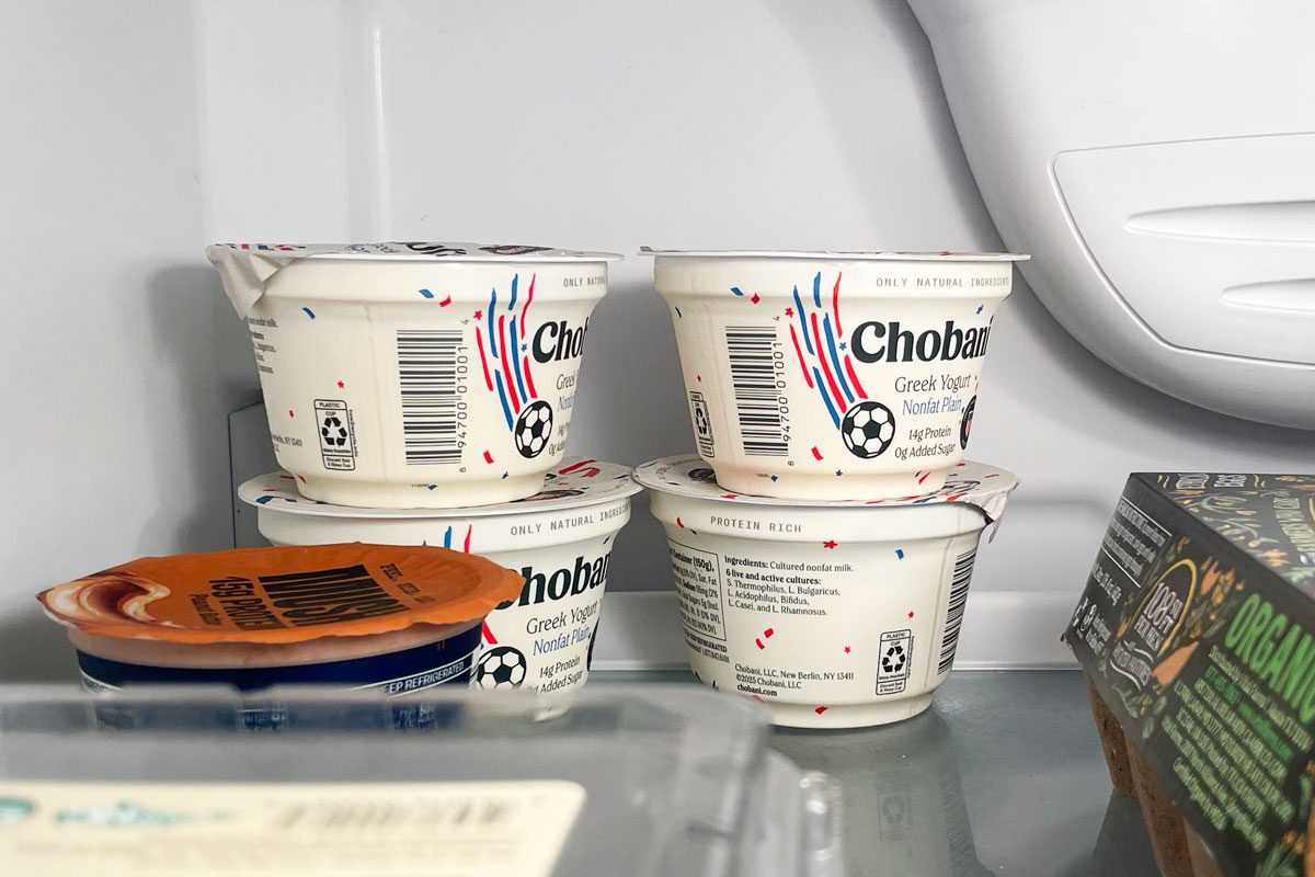 Yogurt In Fridge