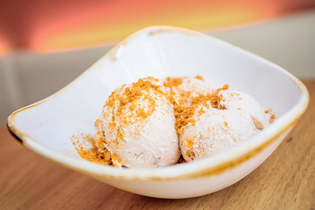 horchata ice cream with cinnamon