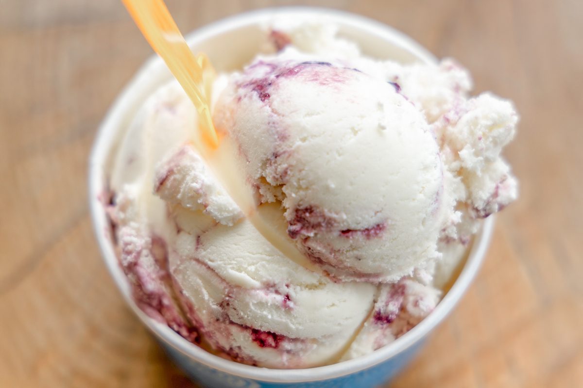 Juneberry Ice Cream