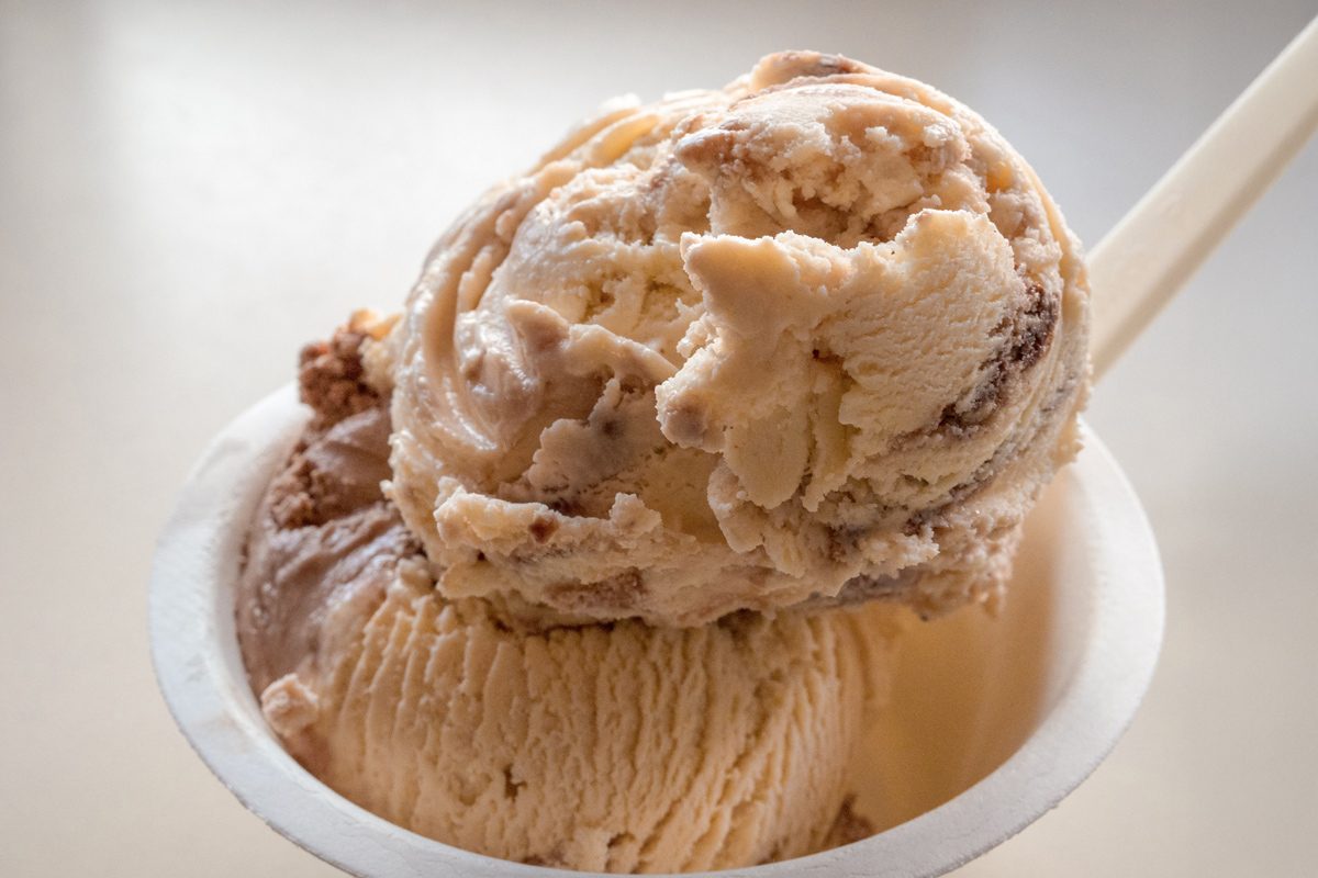 close up of Nevada Gold Ice Cream