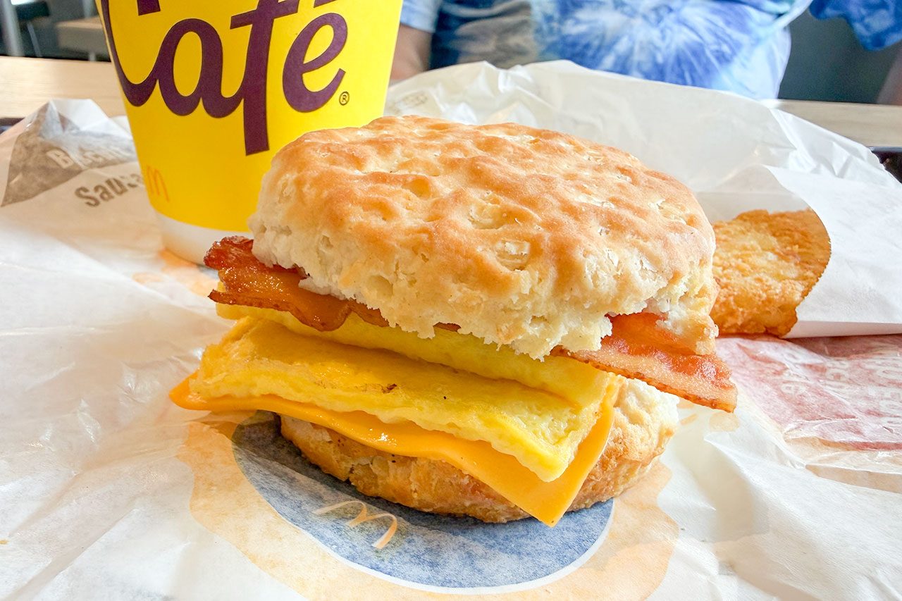 I Tried Mcdonald's New Honey Brown Butter Biscuit