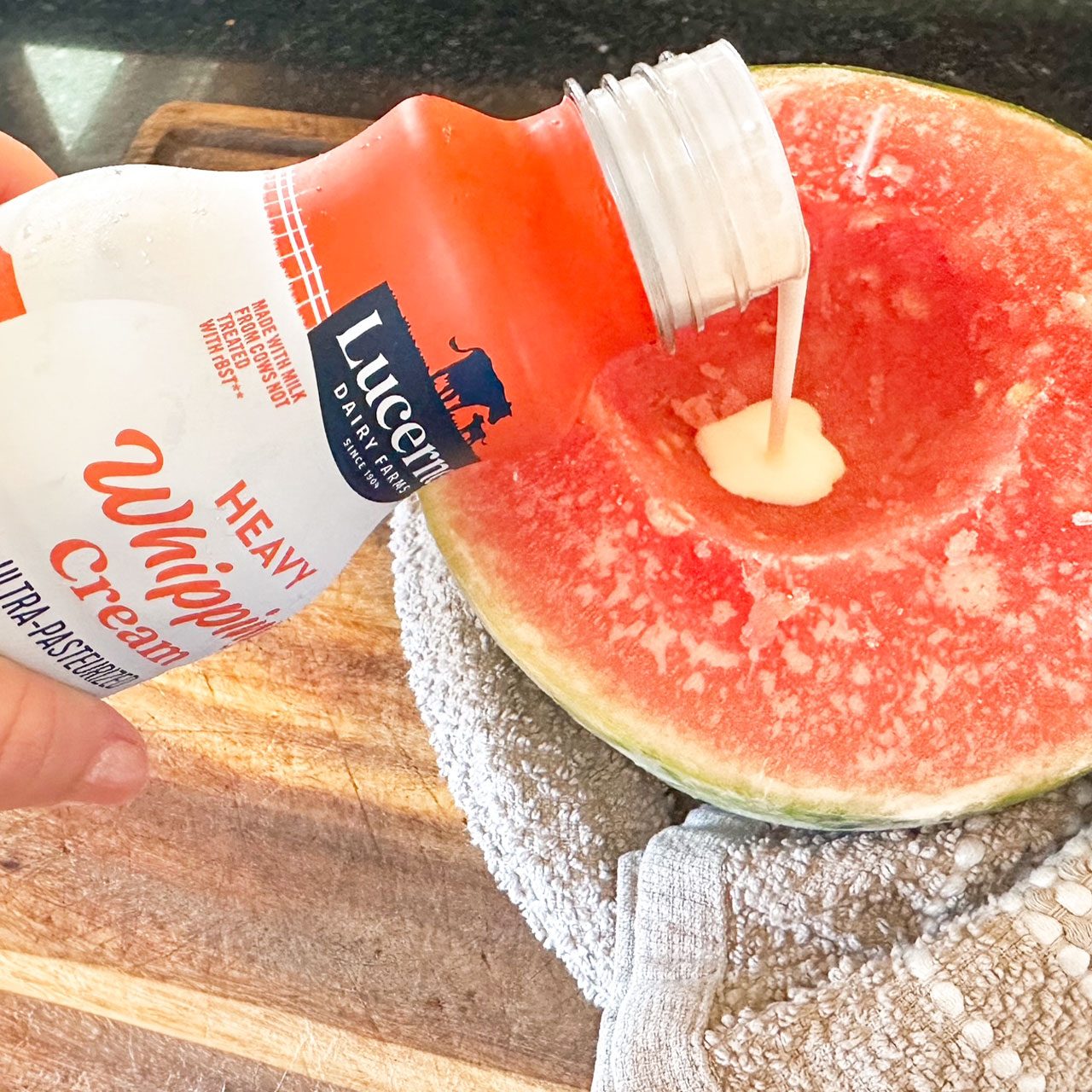 I Tried The 2 Ingredient Watermelon Ice Cream Watermelon Ice Cream 2 Lindsay Parrill For Taste Of Home