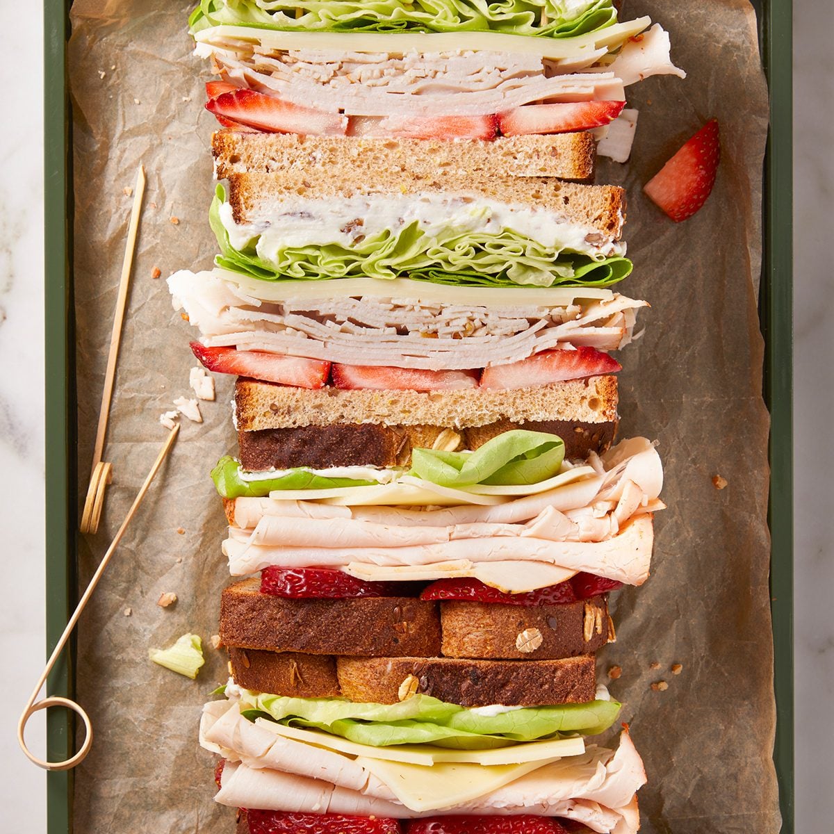 Strawberry Turkey Sandwich