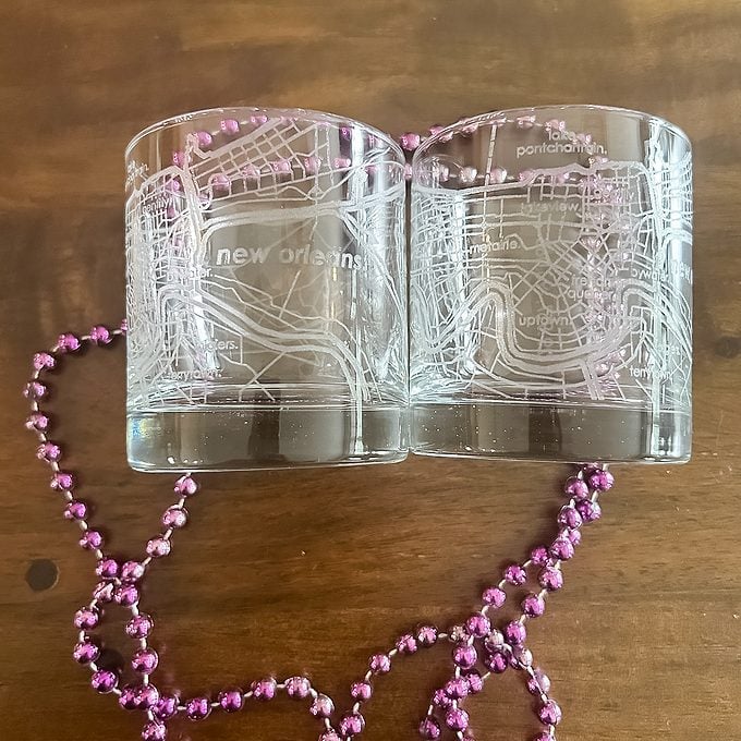 Uncommongoods Urban Map Glass