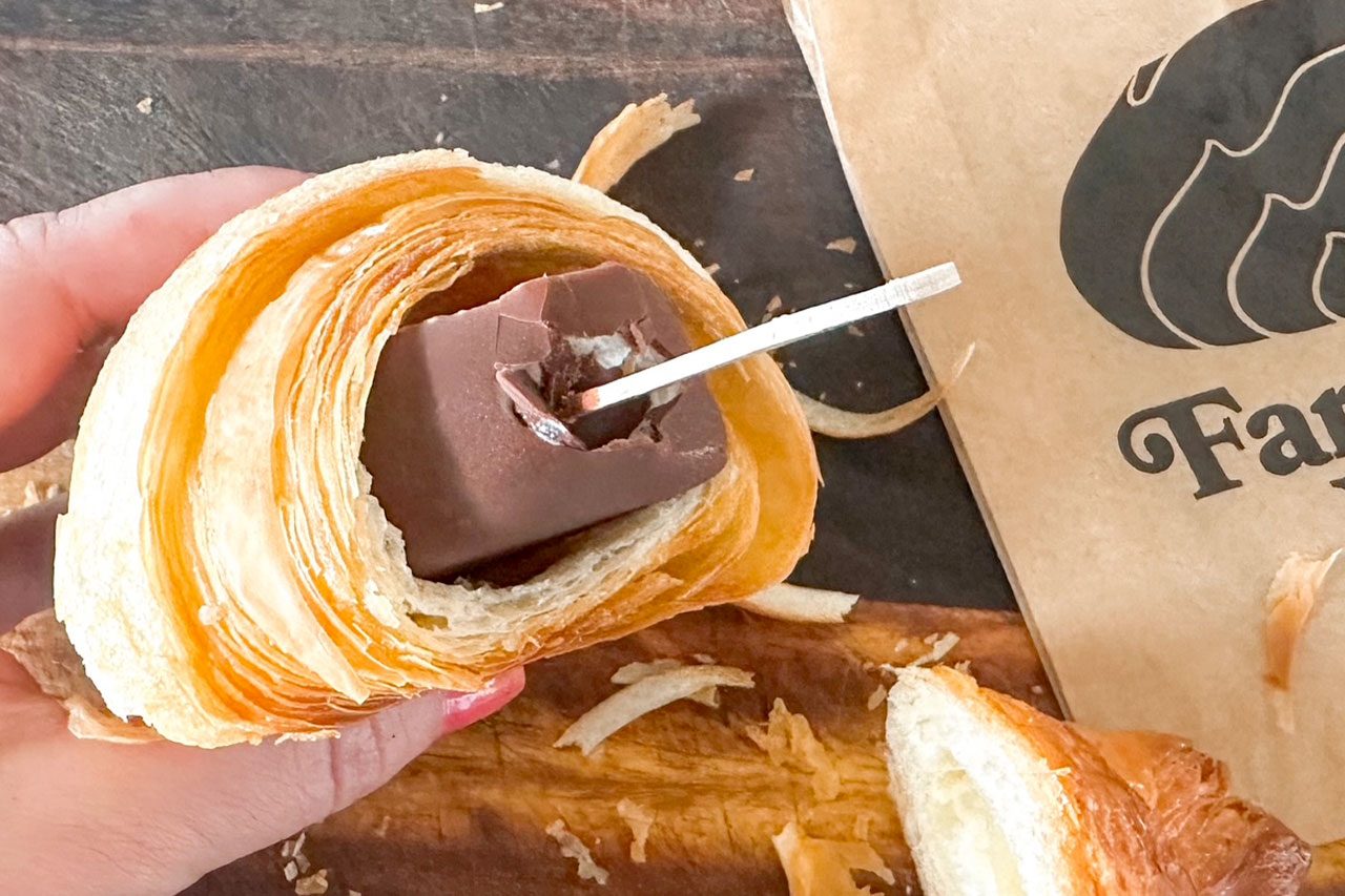 This 2 Ingredient Croissant Ice Cream Sandwich Croissant Ice Cream Sandwich 4 Lindsay Parrill For Taste Of Home