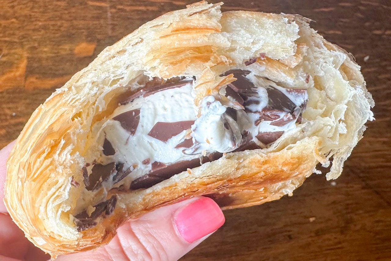 This 2 Ingredient Croissant Ice Cream Sandwich Croissant Ice Cream Sandwich 6 Lindsay Parrill For Taste Of Home