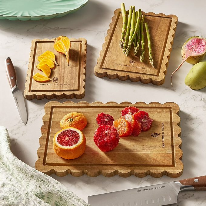 Walmart Just Dropped An Updated Pioneer Woman Collection Cutting Board Set Via Walmart.com