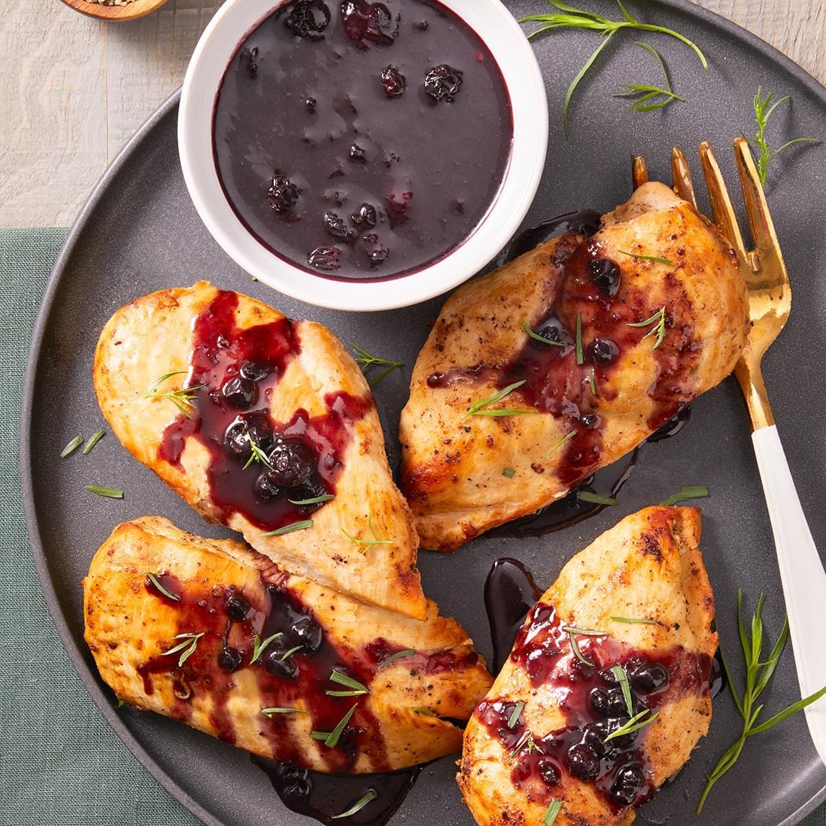 Blueberry-Dijon Chicken