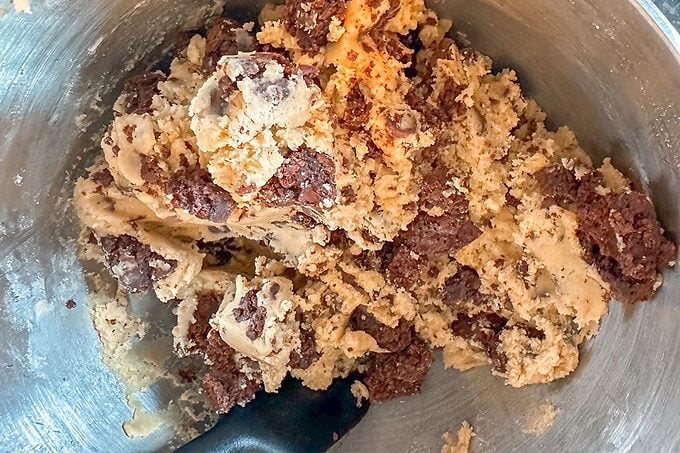 Brownie Chunks In My Cookies Brownie Cookies 5 Lindsay Parrill For Taste Of Home