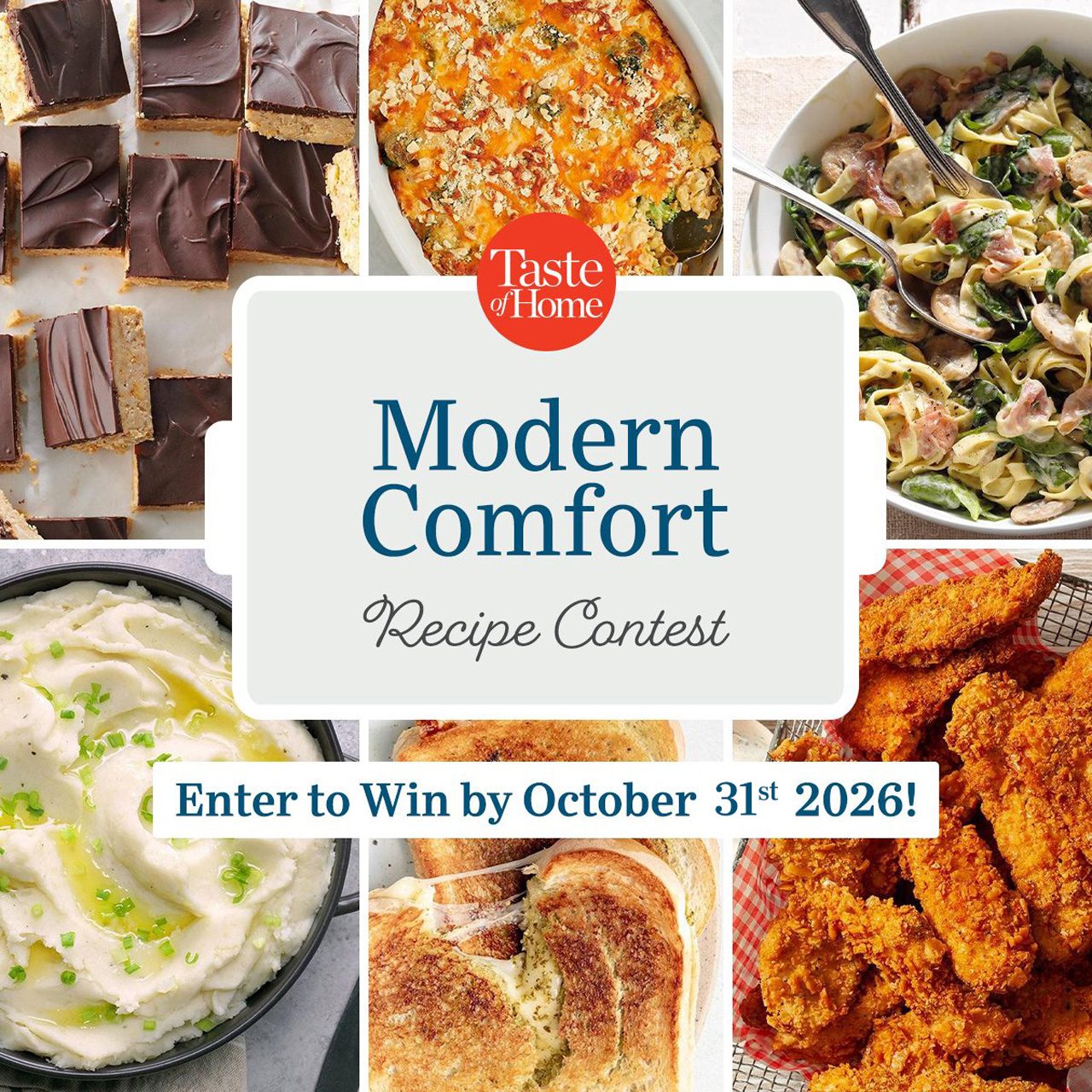 Modern Comfort Recipe Contest Announcement Collage Sq2