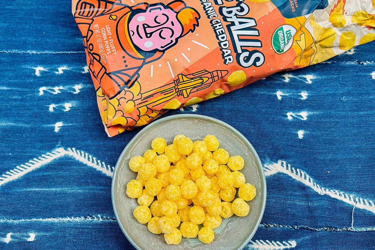 Organic Cheddar Space Balls