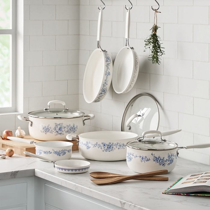 The Pioneer Woman 12 Piece Classic Ceramic Cookware Set Via Walmart.com 01
