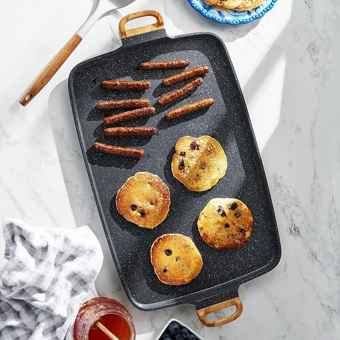 The Pioneer Woman Prairie Signature Cast Aluminum Double Griddle Via Walmart.com 01