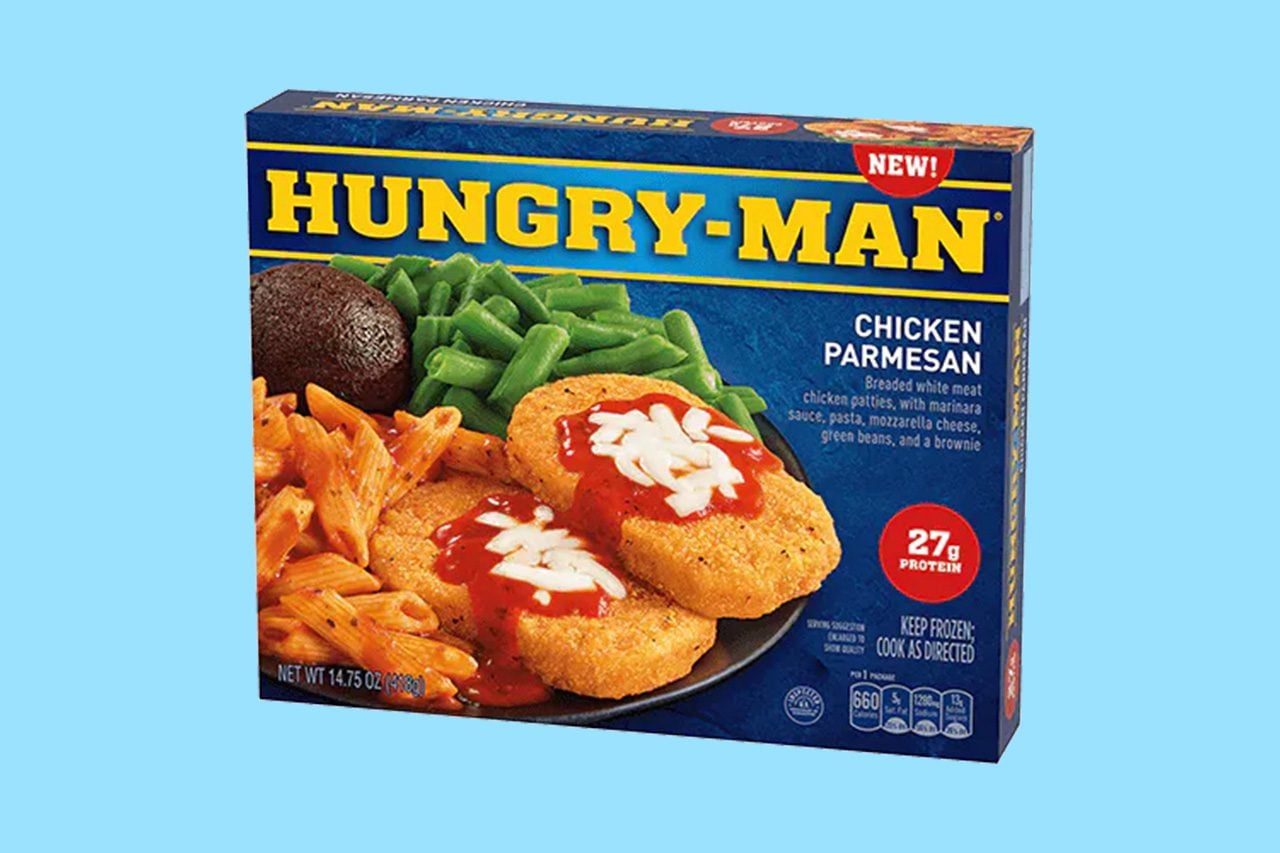 What Tv Dinners Looked Like In 2003 Chicken Parmesan Via Hungry Man.com