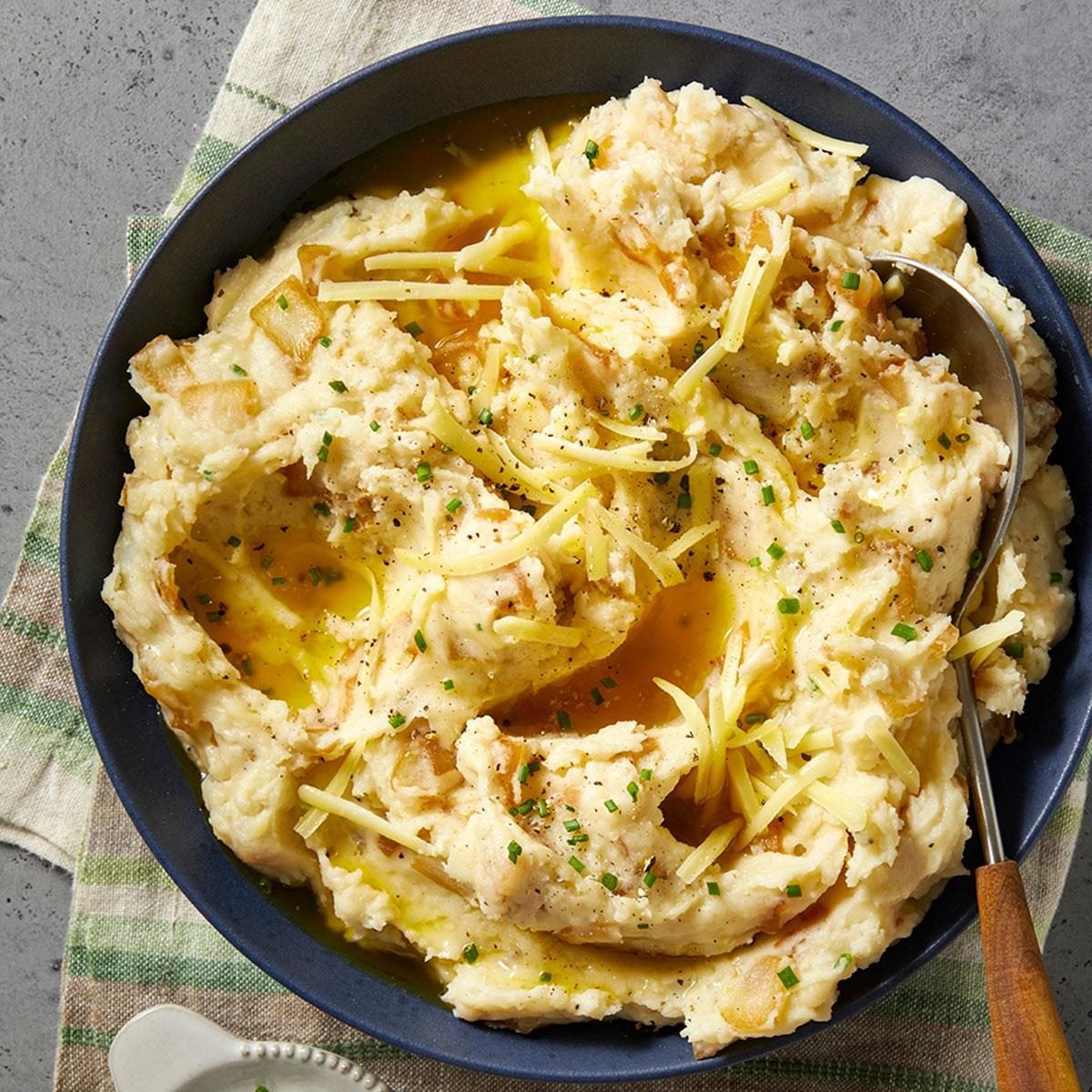 French Onion Mashed Potatoes