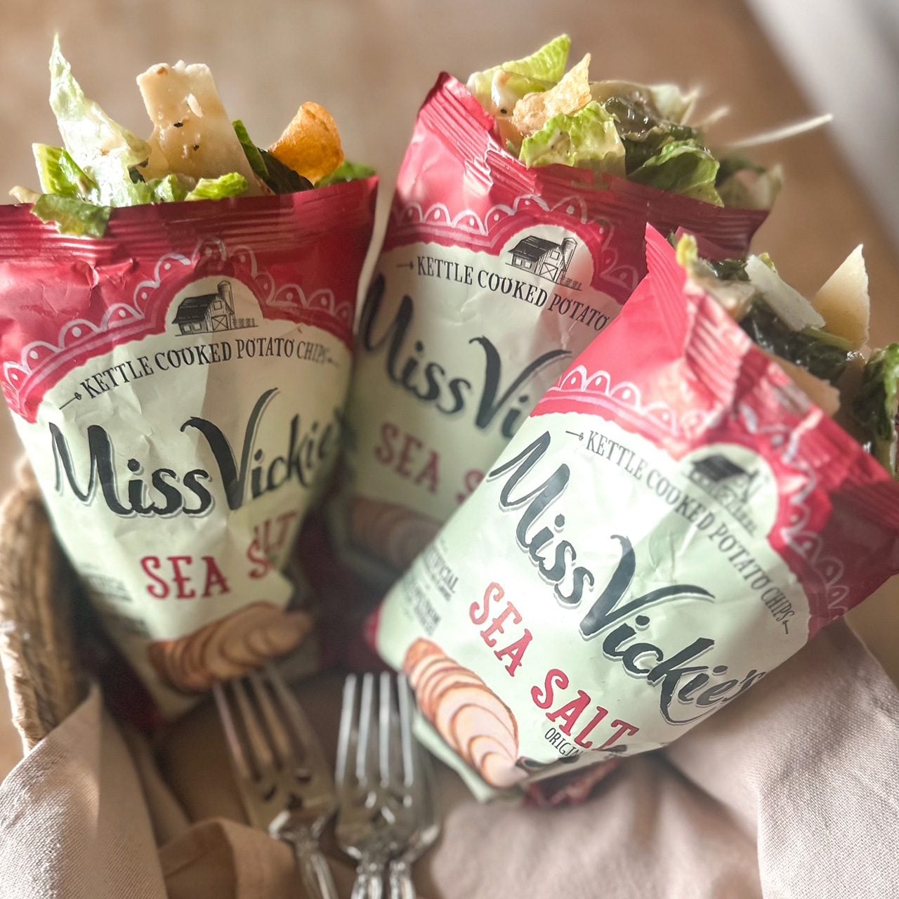 I Tried a Walking Caesar Salad, and Now Croutons Have Competition