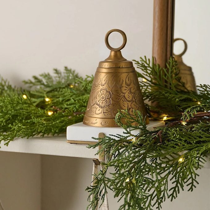 Real Touch Cedar Mix Pre Lit Garland