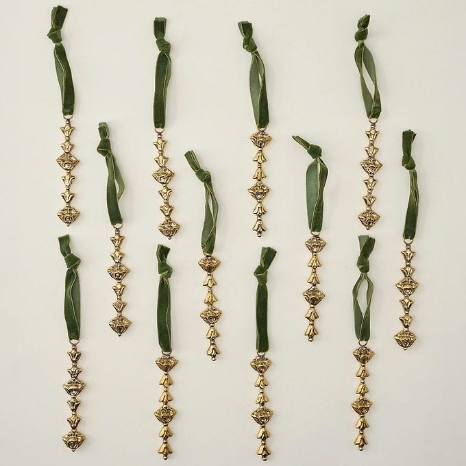 Solid Brass Tulip Icicle Ornament